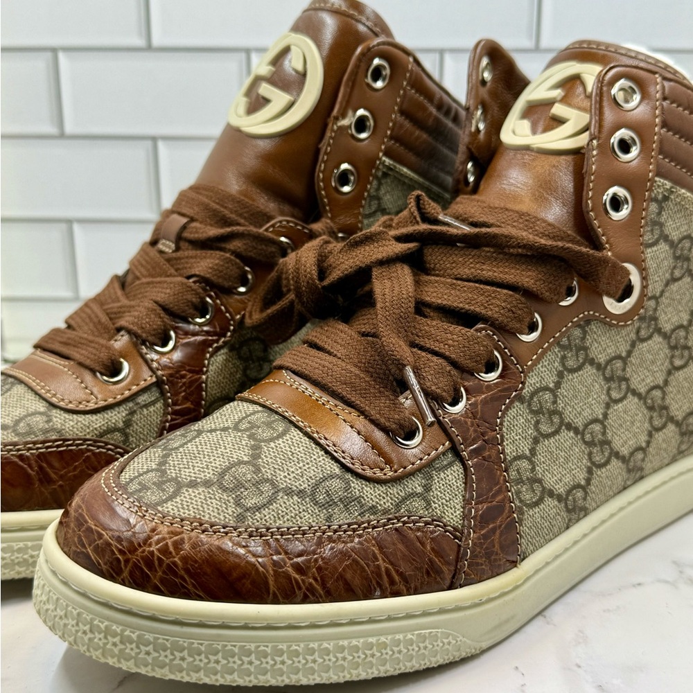 Gucci GG Imprime High 'Crocodile Skin'